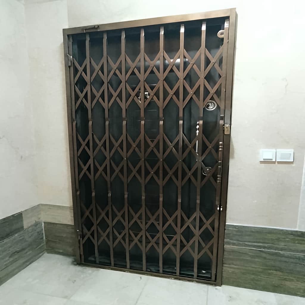 حفاظ آکاردئونی برای درب ضد سرقت