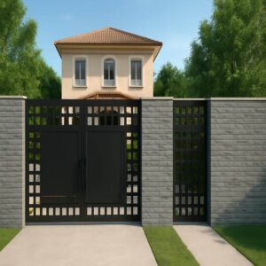 درب فلزی مدرن کوآدرا در زاهدان