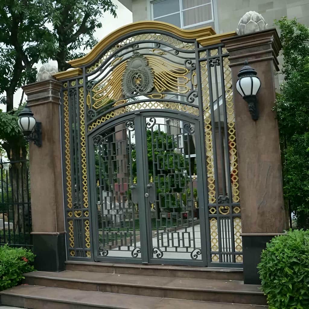 خرید درب حیاط لاکچری با متریال در زاهدان