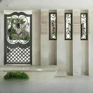 درب فلزی ارغوان در زاهدان