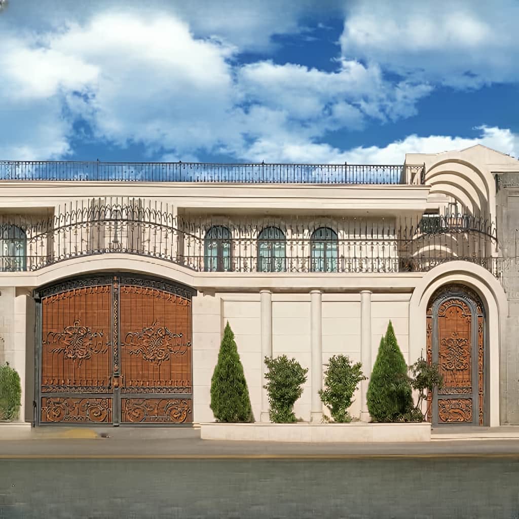 درب فلزی لاله در زاهدان