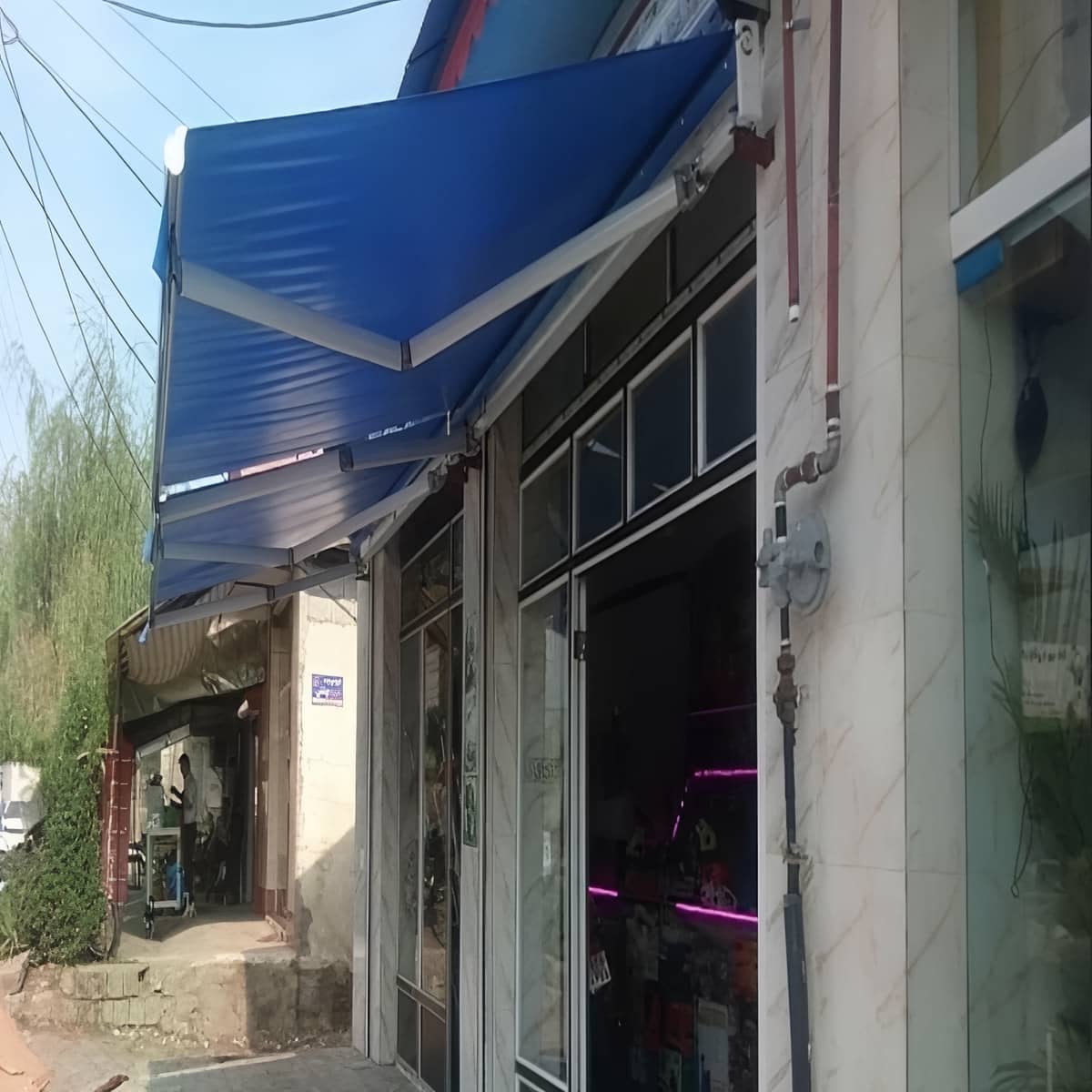کنترل سایبان برقی زاهدان با ماژول موبایلی