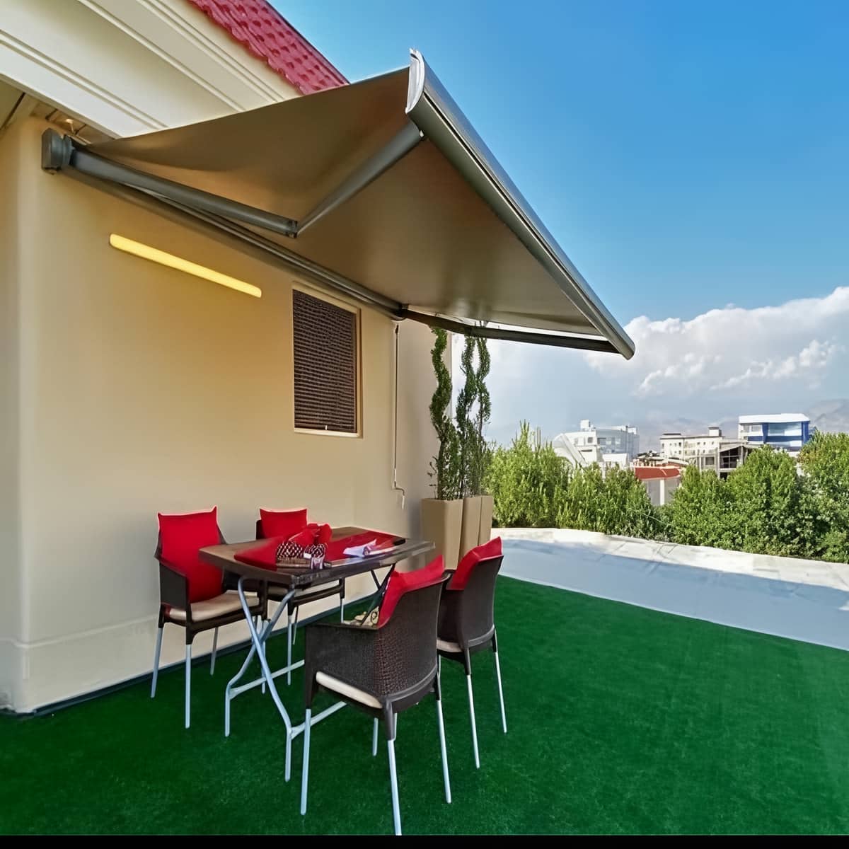سایبان برقی زاهدان با موتور ساید کناری سایبان برقی زاهدان با موتور ساید کناری
