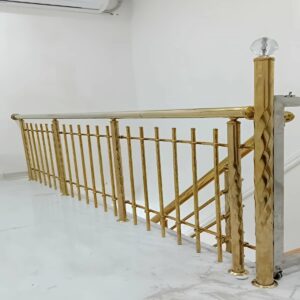 نرده استیل گرید 304 ضدزنگ زاهدان در راه پله پرتردد